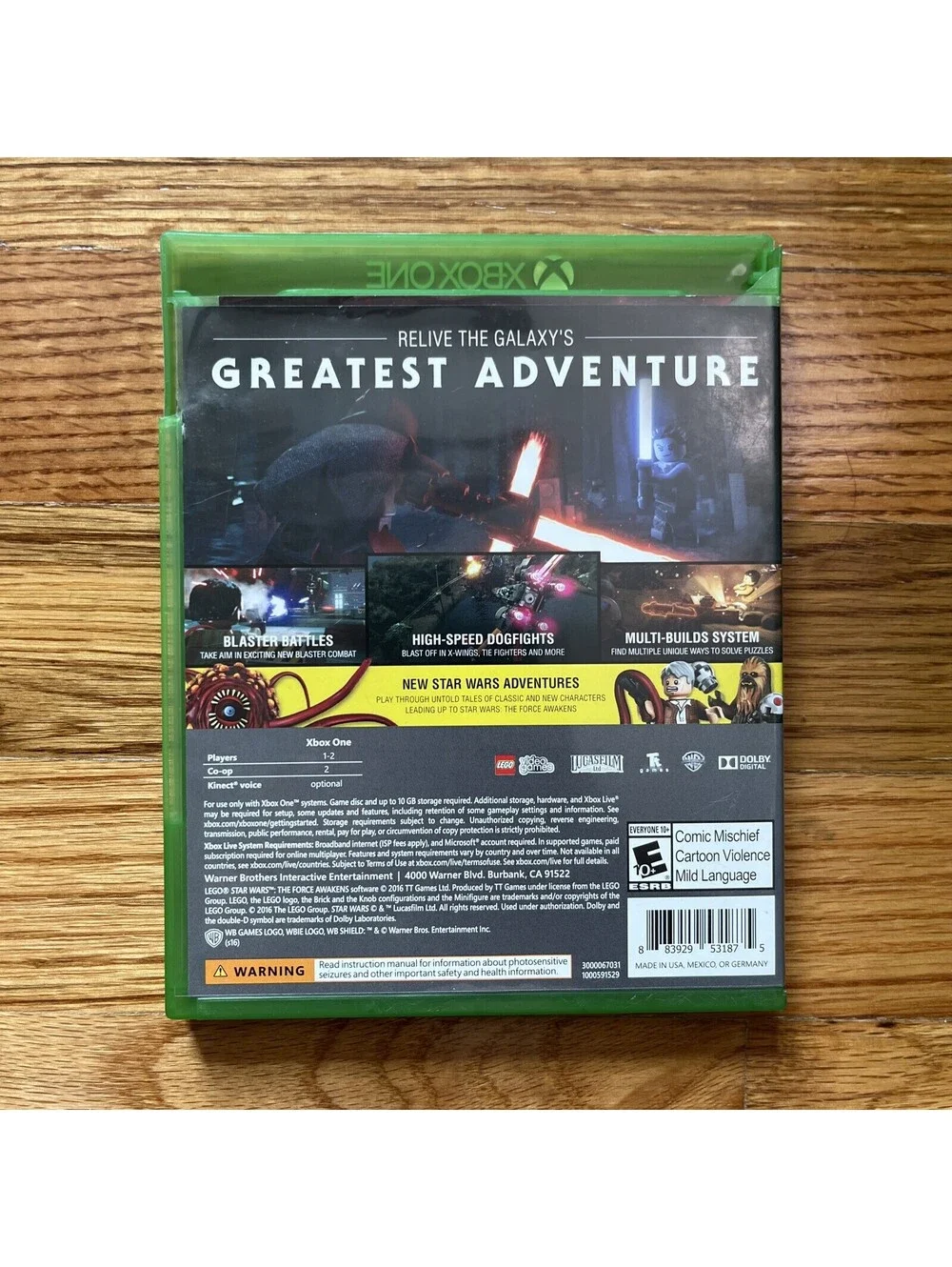 LEGO Star Wars: The Force Awakens Microsoft Xbox One Video Game